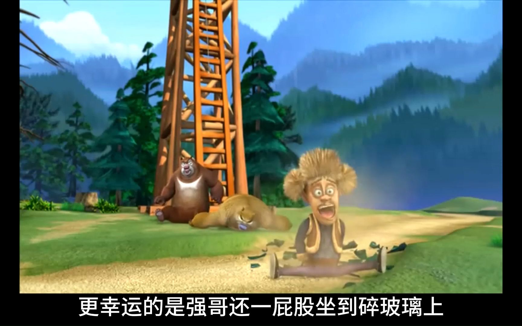 光头强和丛林土鳖举办杂技比赛,甚至还贡献出名场面