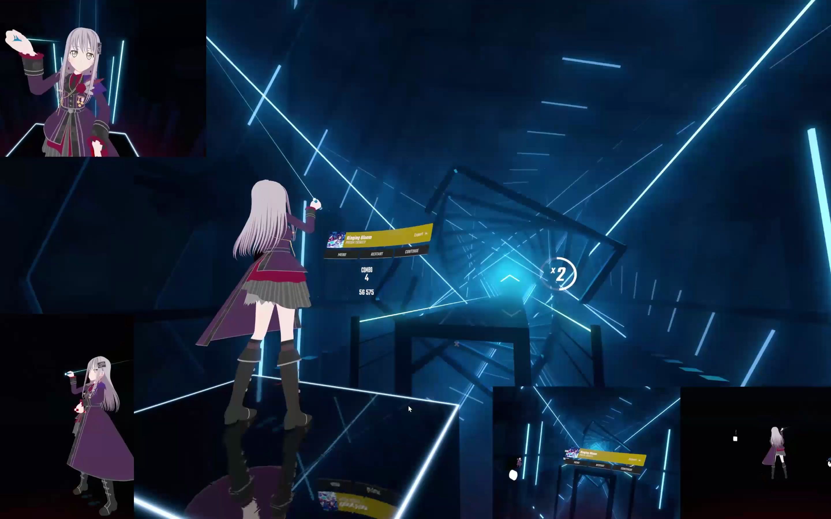 有希娜亲自上阵挑战自己的谱子 —— ringing bloom_哔哩哔哩bilibili