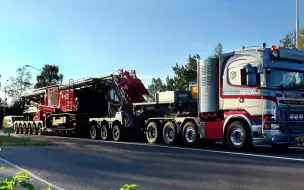 Download Video: 【欧洲卡车】【European truck spotting】特别运输卡车之星节和 2024 年美国卡车展，开放管道和重载