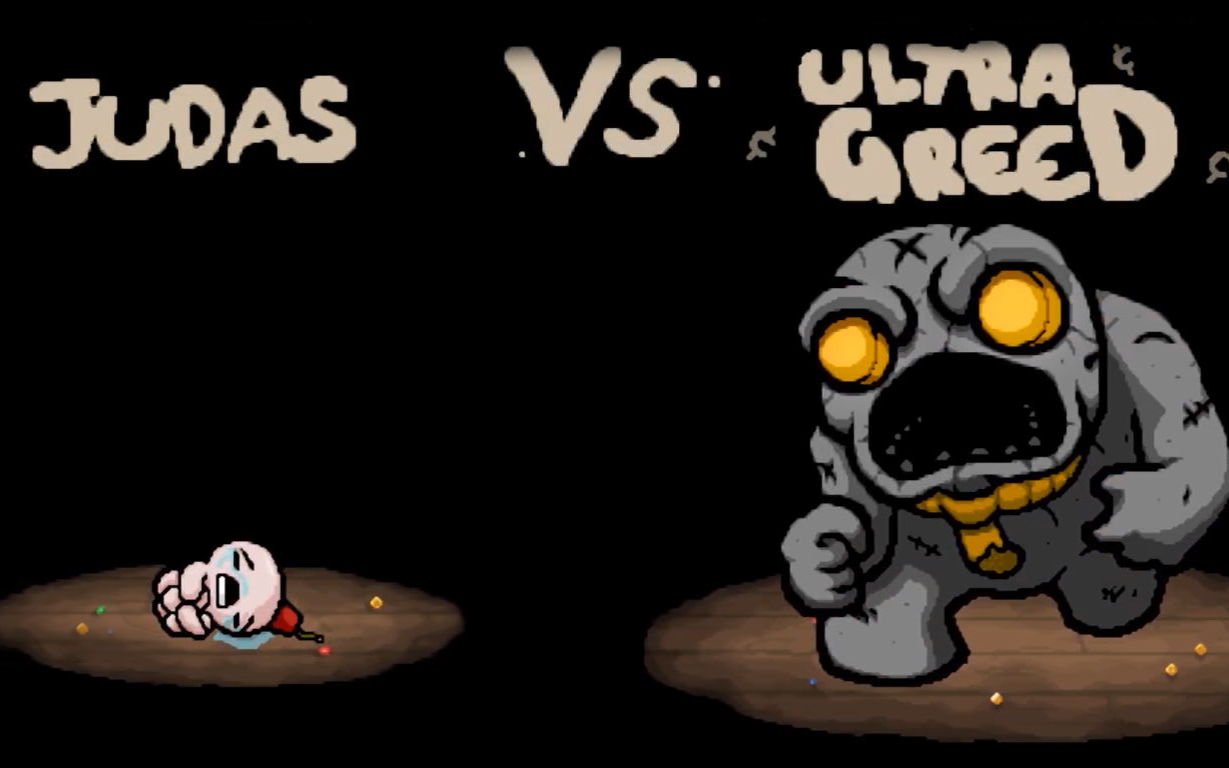 以撒的结合犹大vs超级贪婪黑圈强助攻