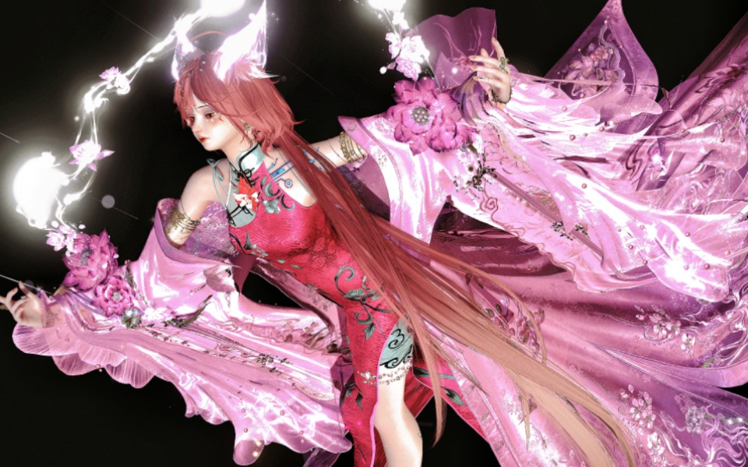 【以闪】桃之夭夭,灼灼其华,九尾狐外套又加强了