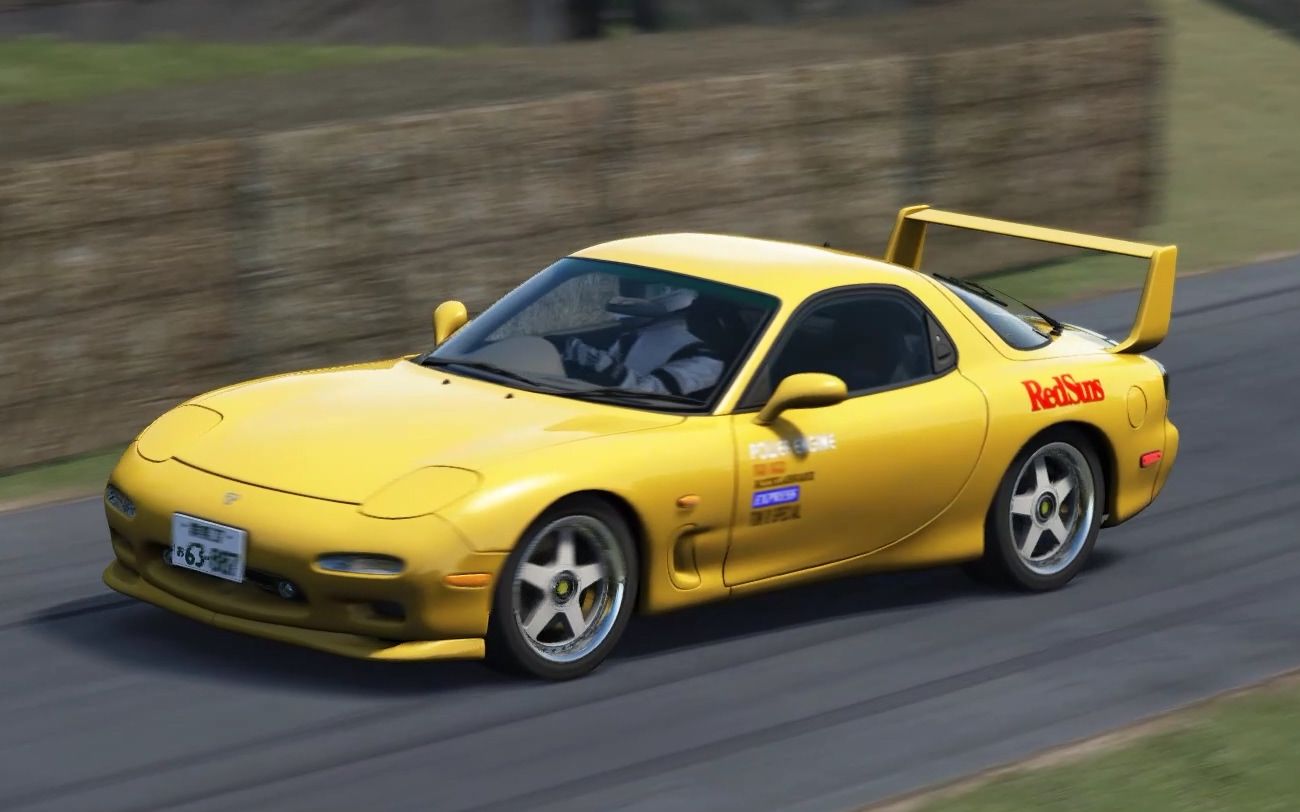 头文字d启介同款车型?马自达mazda rx-7 fd3s type r_哔哩哔哩_bilibi