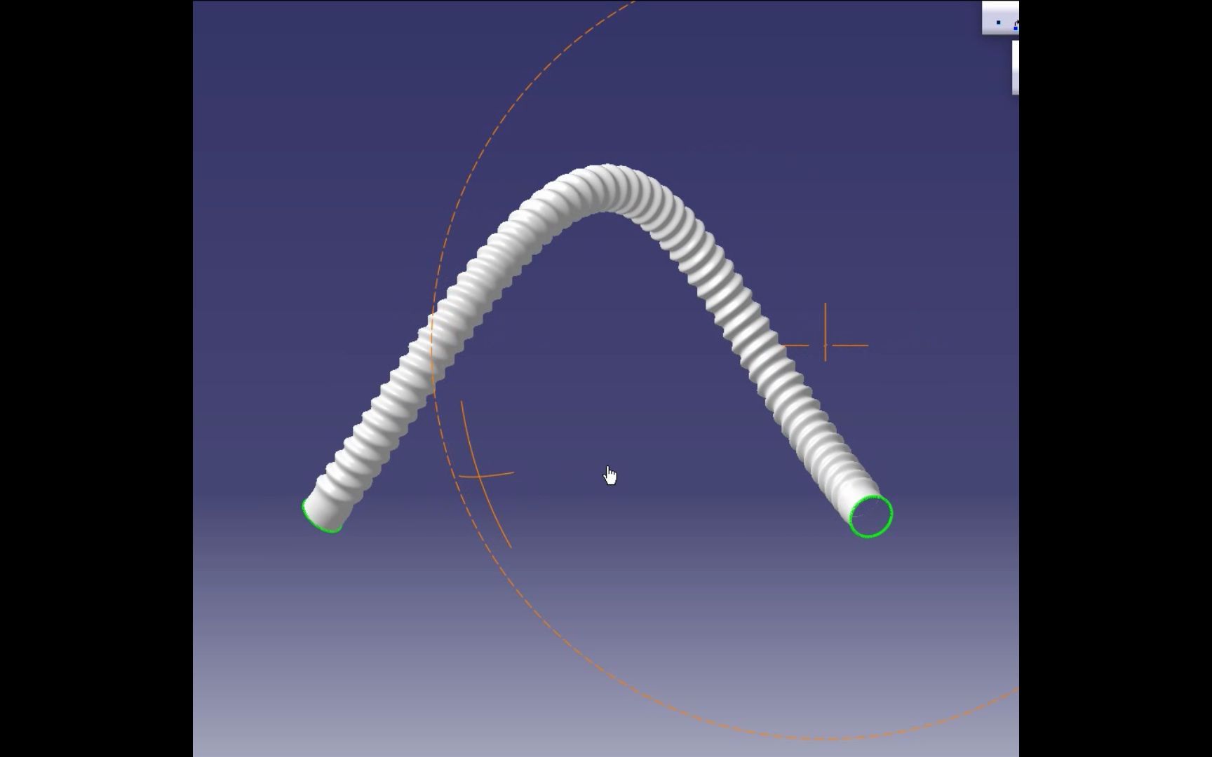 catia螺纹软管快速建模