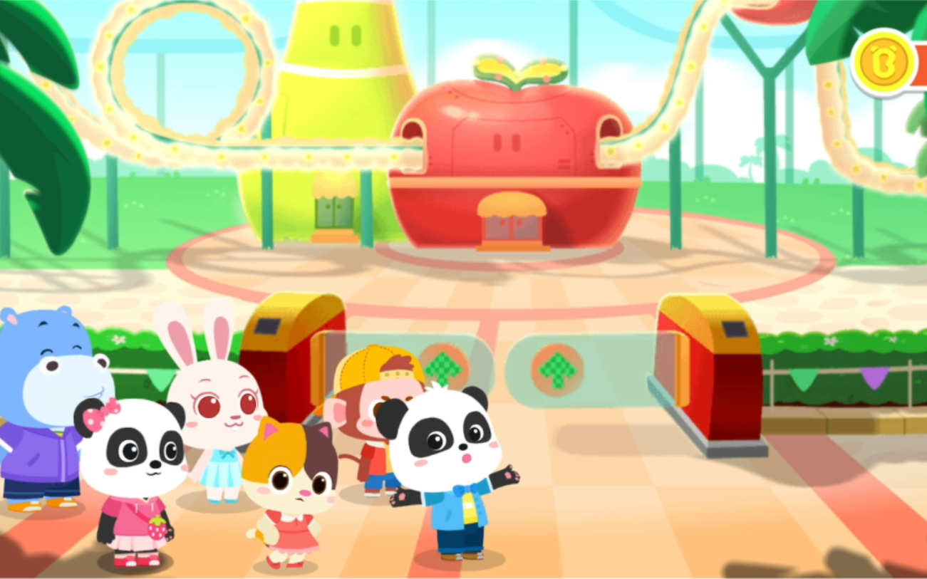 宝宝巴士,奇趣游乐园,和奇奇一起去玩云霄飞车吧