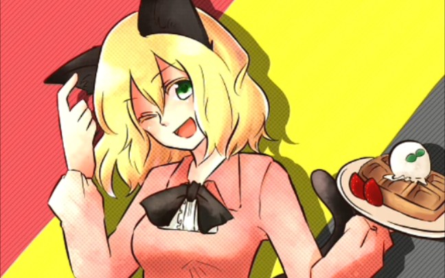 aph比姐的挥舞旗帜盛装游行替歌