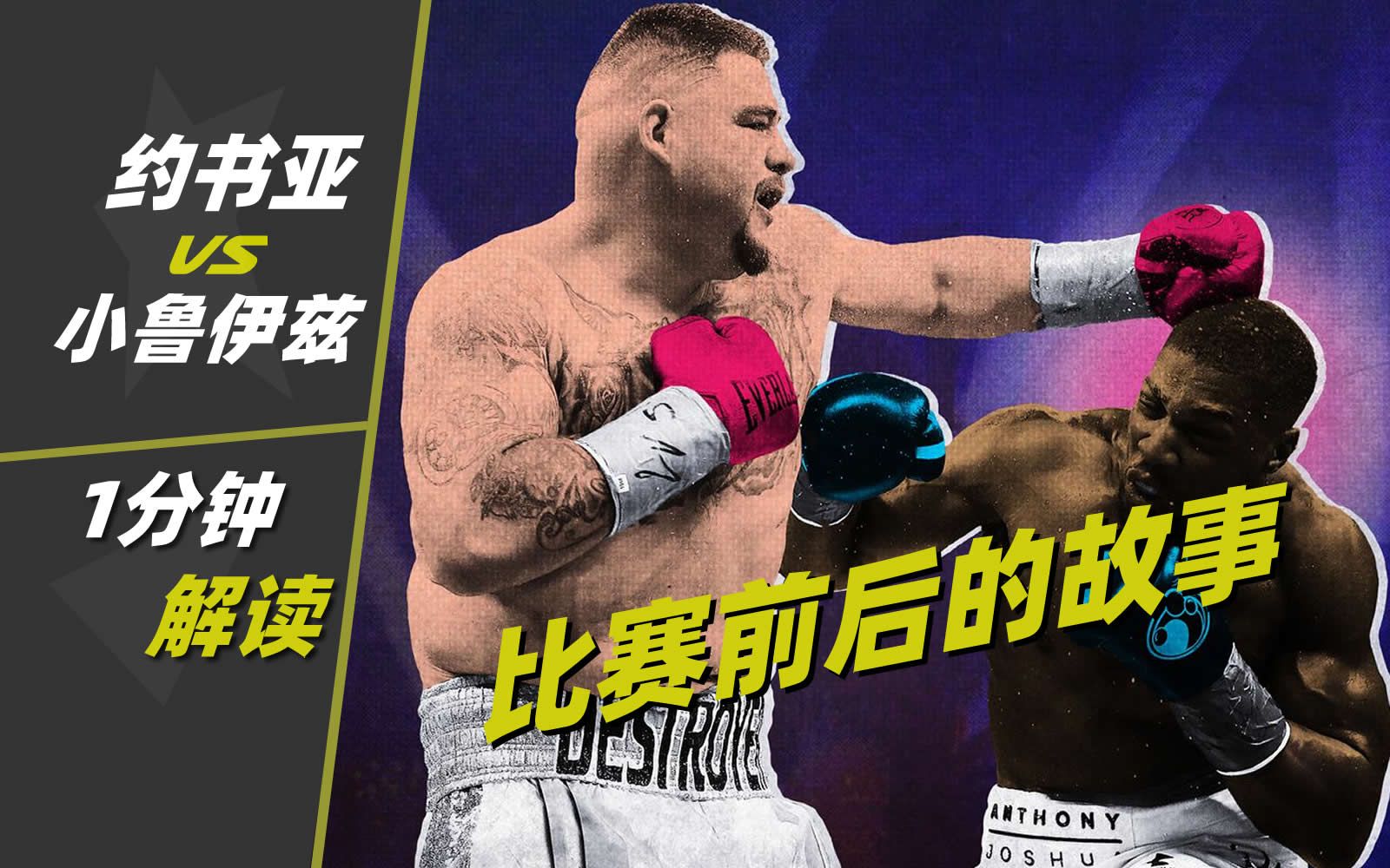 1分钟解读约书亚vs小鲁伊兹Ⅰ比赛前后的故事