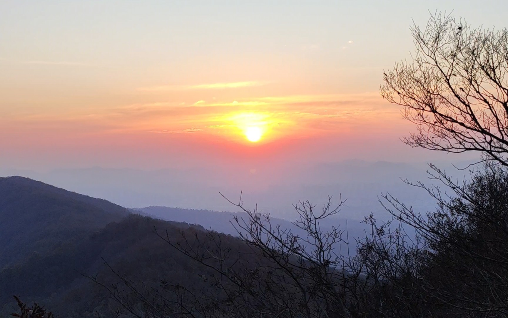 三登紫金山,时隔多年,再看日出