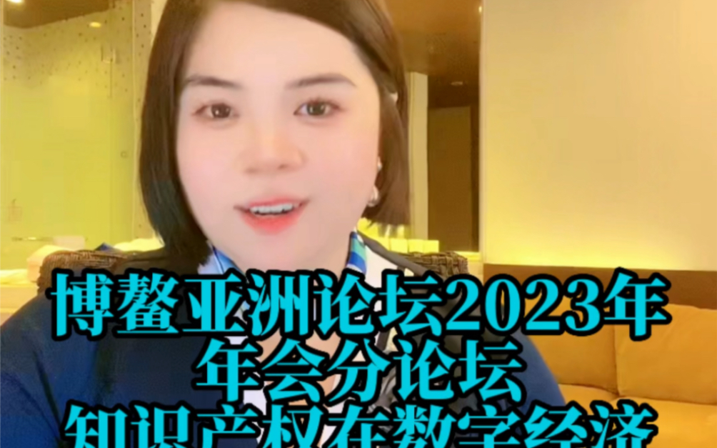 博鳌亚洲论坛2023年年会分论坛:知识产权在数字经济和虚拟世界中的前景#博鳌亚洲论坛 #博鳌亚洲论坛2023年年会 #海南封关运作是什么意思 #海南自贸...