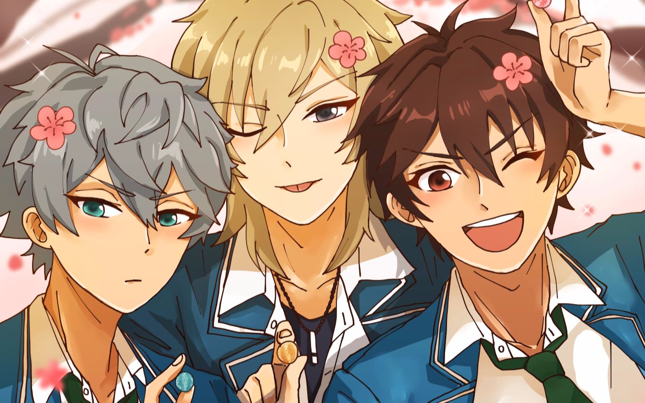 板绘偶像梦幻祭3a3傻