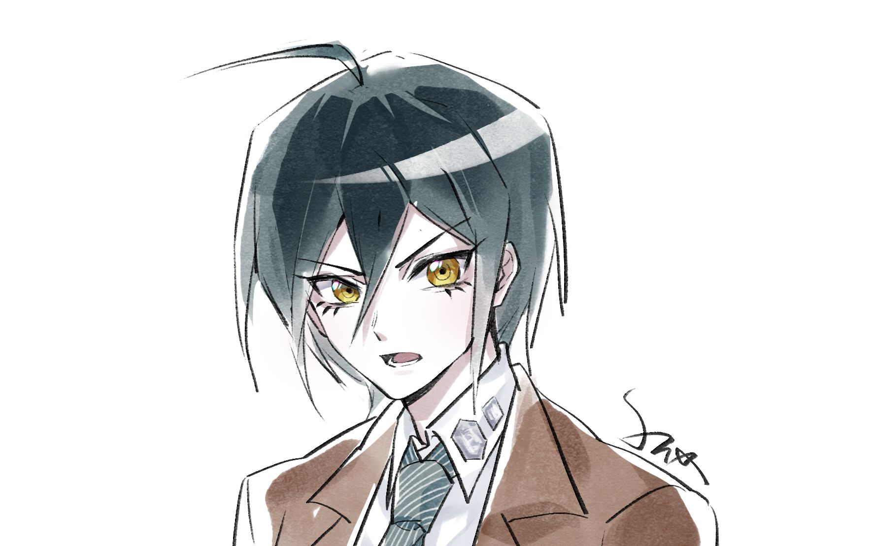 画点希望峰校服的最原终一