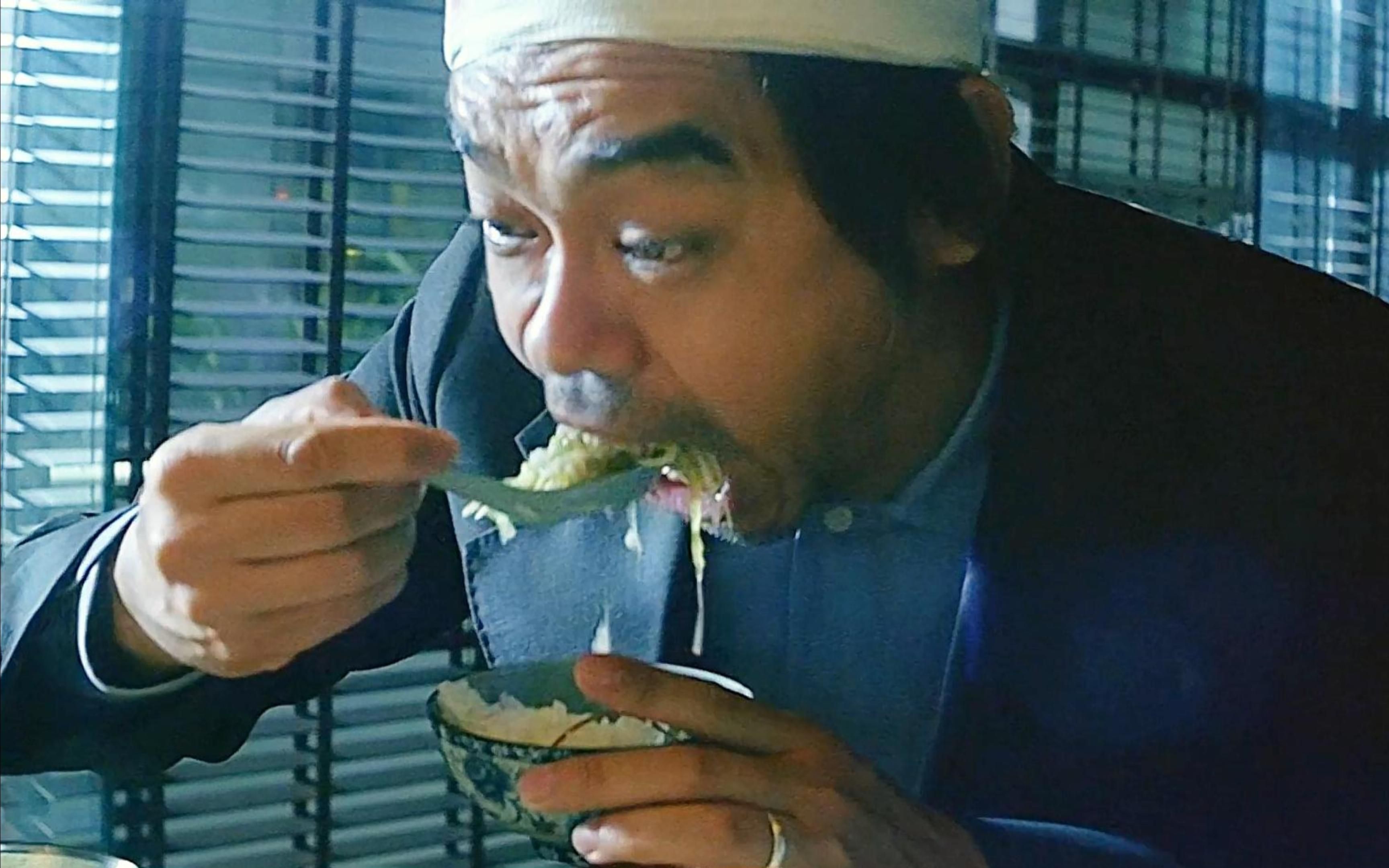 港片8位影帝吃戏：梁家辉吃双蒸白饭，刘青云红烧翅捞饭吃得贼香！