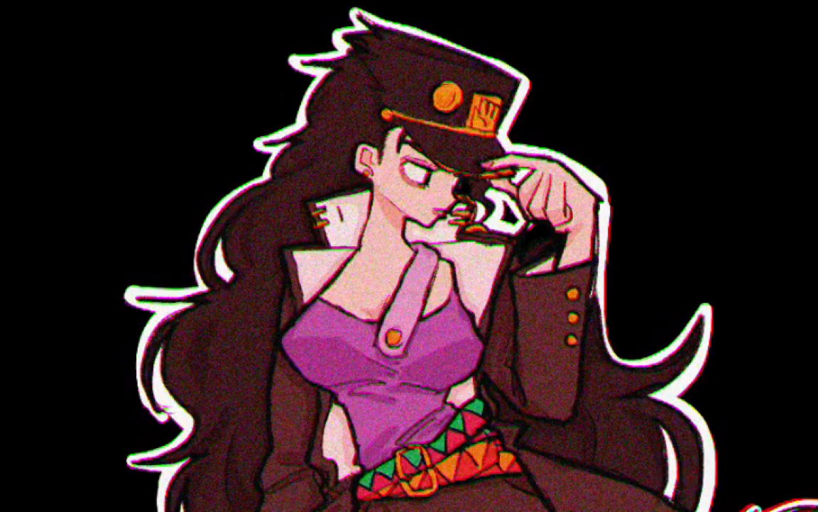 【procreate】点我看空条承太郎变成妹了()