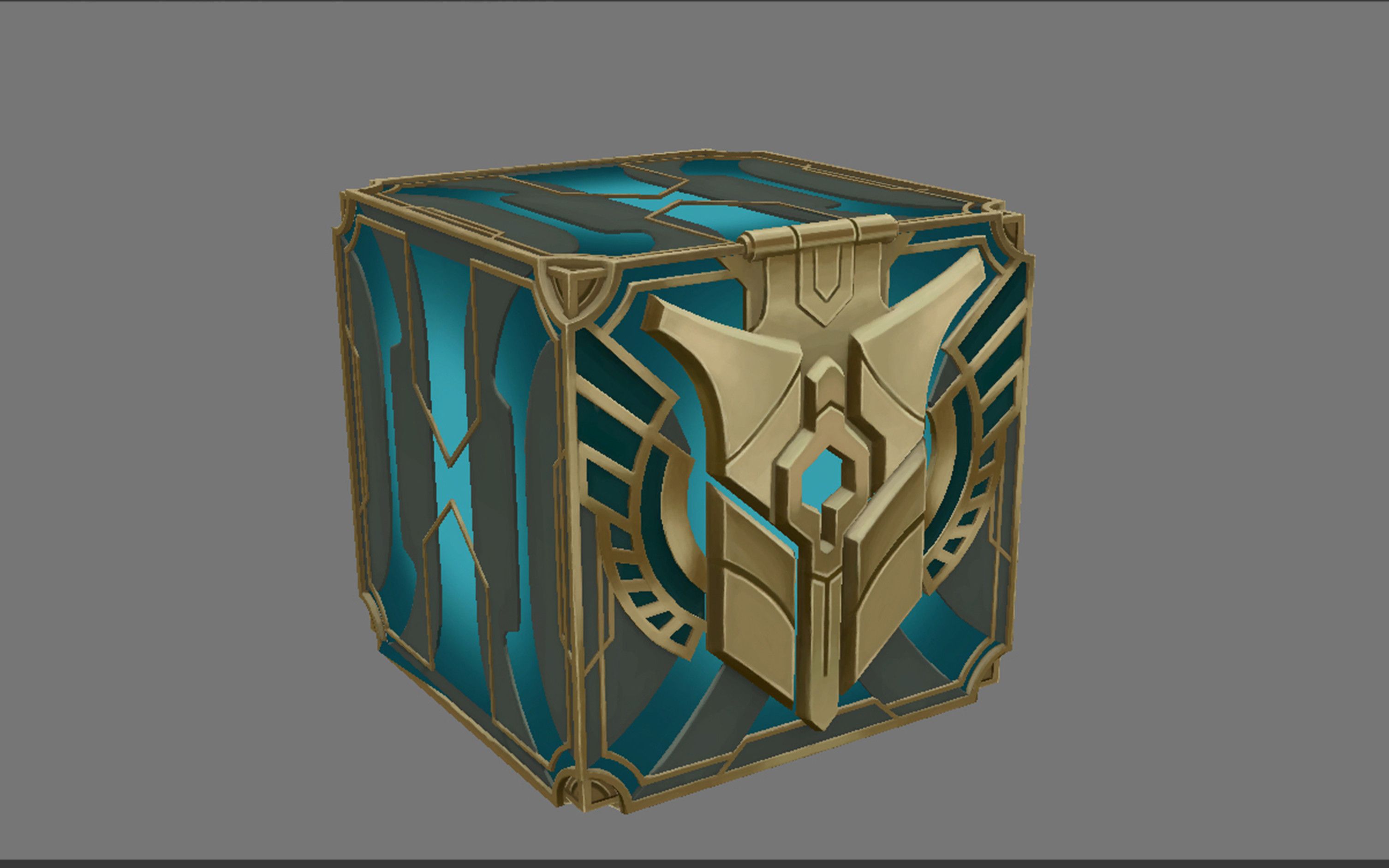 玛雅次世代建模lol海克斯宝箱模型制作教学