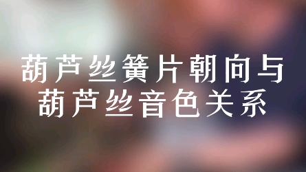 雨辰管乐梁河采风冯绍兴老师受访谈论葫芦丝簧片朝向与音色关系哔哩哔哩bilibili