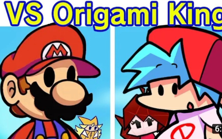 [图](优质模组,测试版)Friday Night Funkin'-VS Paper Mario:The Origami King Week