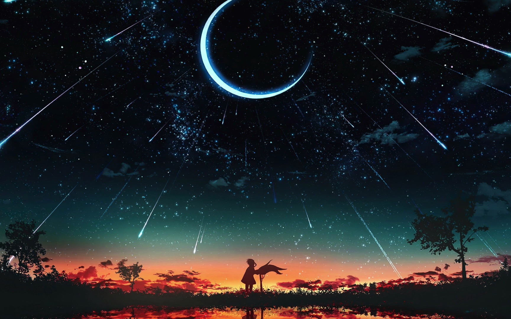 【实验音乐】放松疗愈音乐 恢复大脑能量 感受日落黄昏流星坠落|冥想