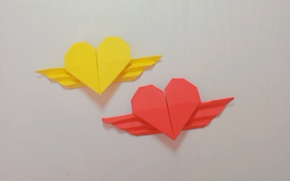 【手工折纸】天使的翅膀 制作超简单