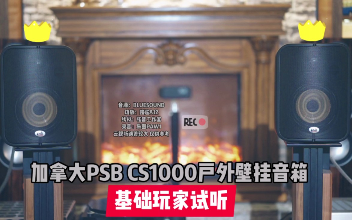 感受户外壁挂音箱 在家到底啥效果(加拿大PSB CS1000户外壁挂音箱试听)哔哩哔哩bilibili