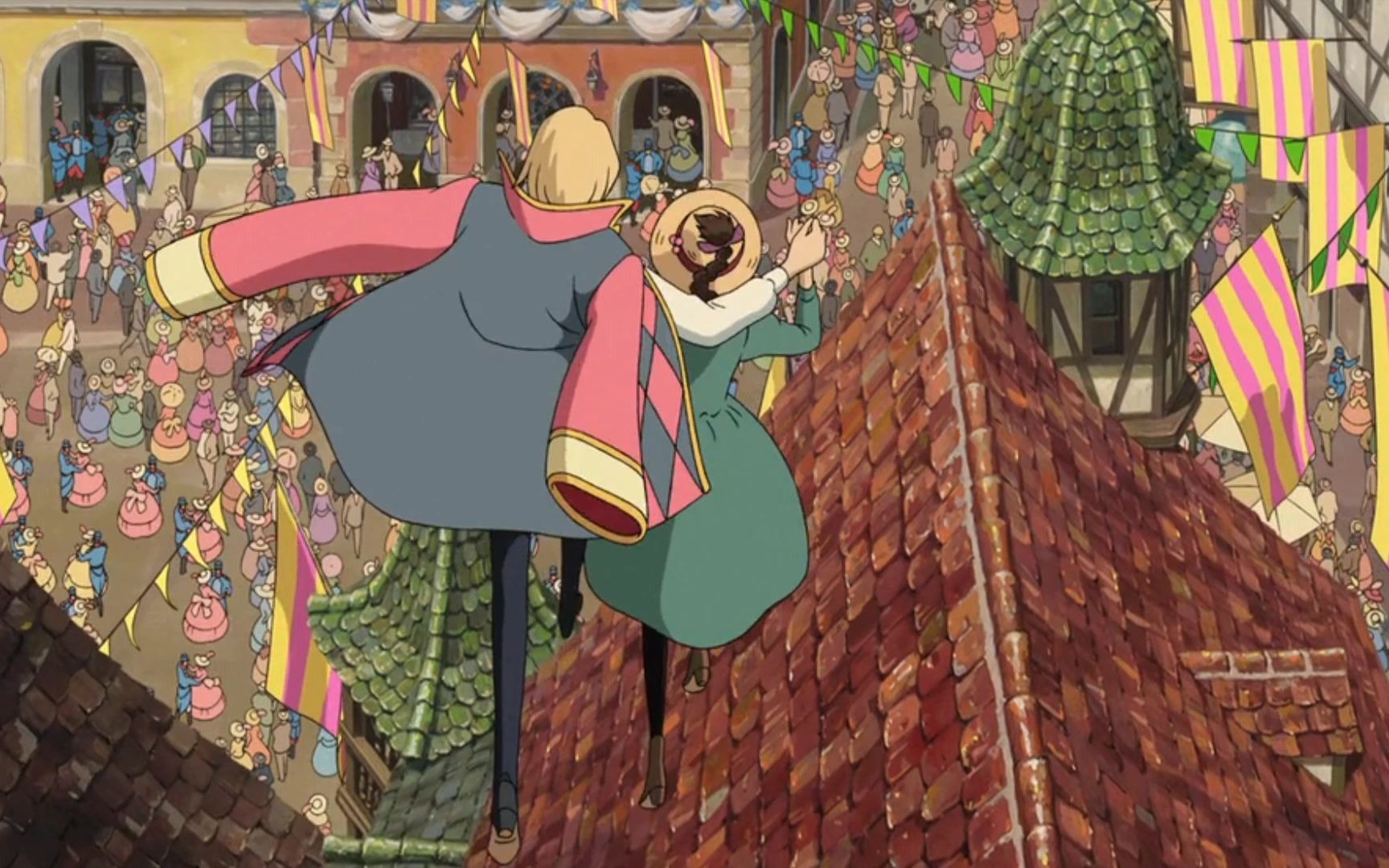 【宫崎骏】哈尔的移动城堡,空中漫步