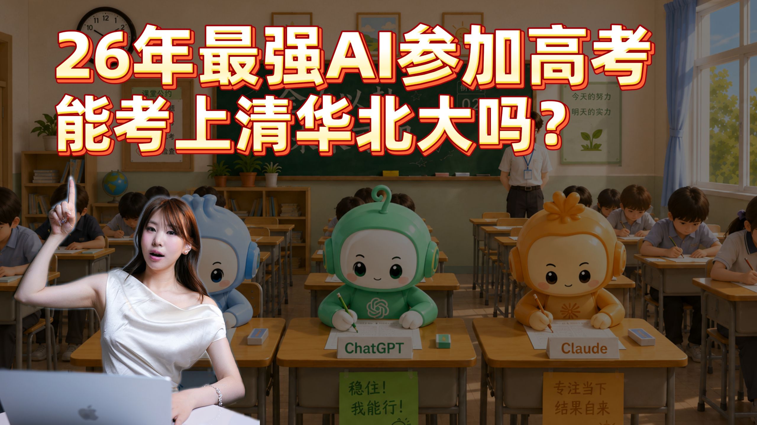 挑战2026年最强AI参加高考,能考上清华北大吗?猜猜GPT、Claude和豆包哪个分数最高