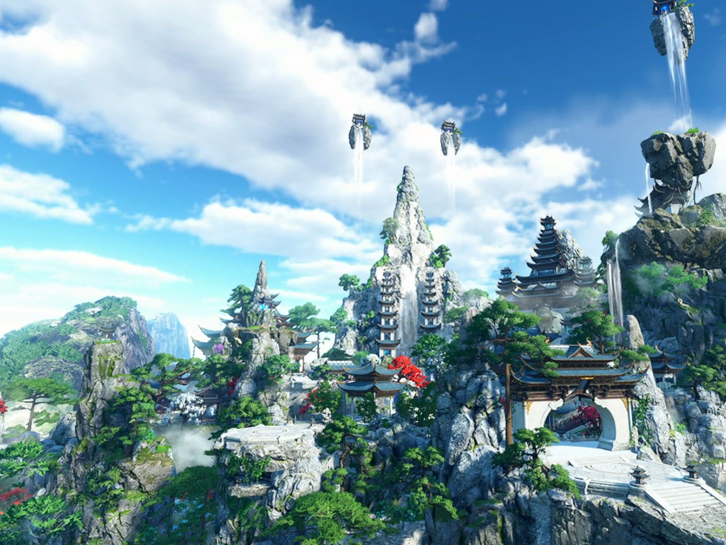 【逆水寒手游庄园】修仙宗门已完工(皓澜)别苑区