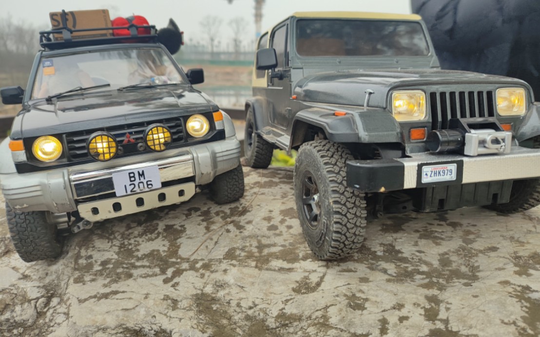 三圣乡穿越 cc01帕杰罗 yj牧马人