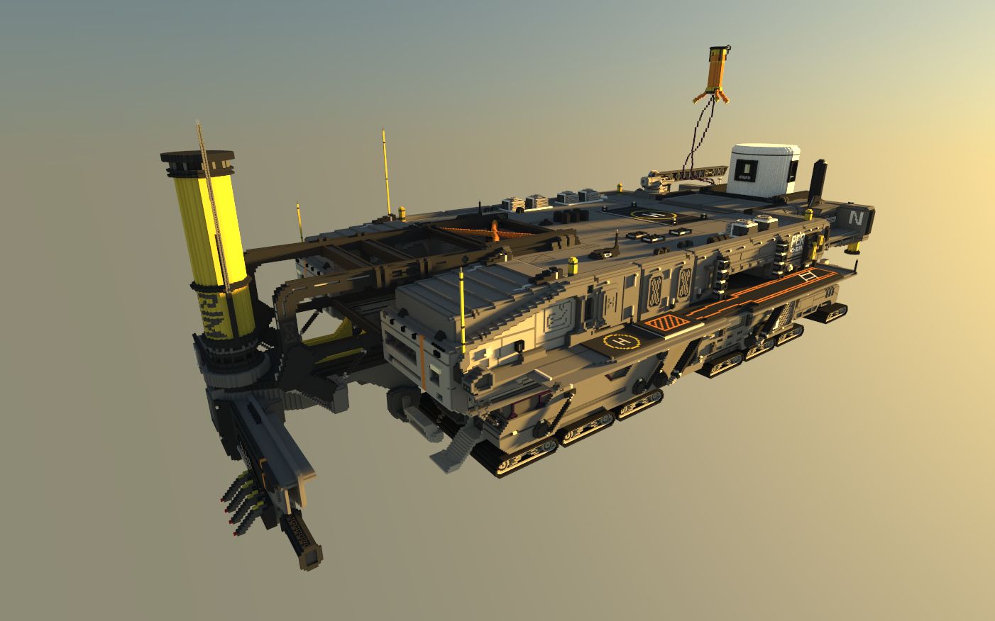 [明日方舟×minecraft] 单人还原罗德岛本舰