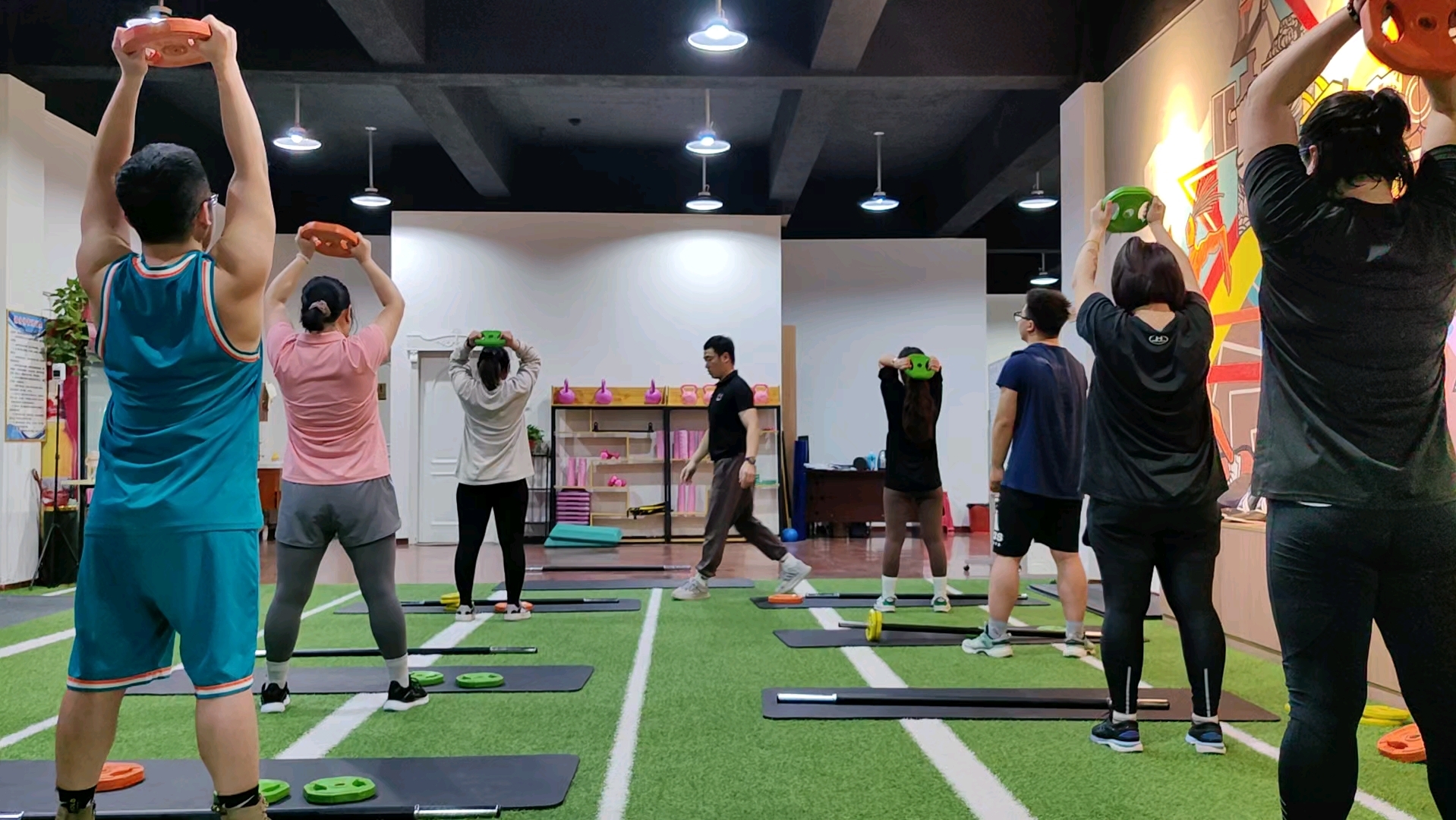 小工具,徒手,减脂团课