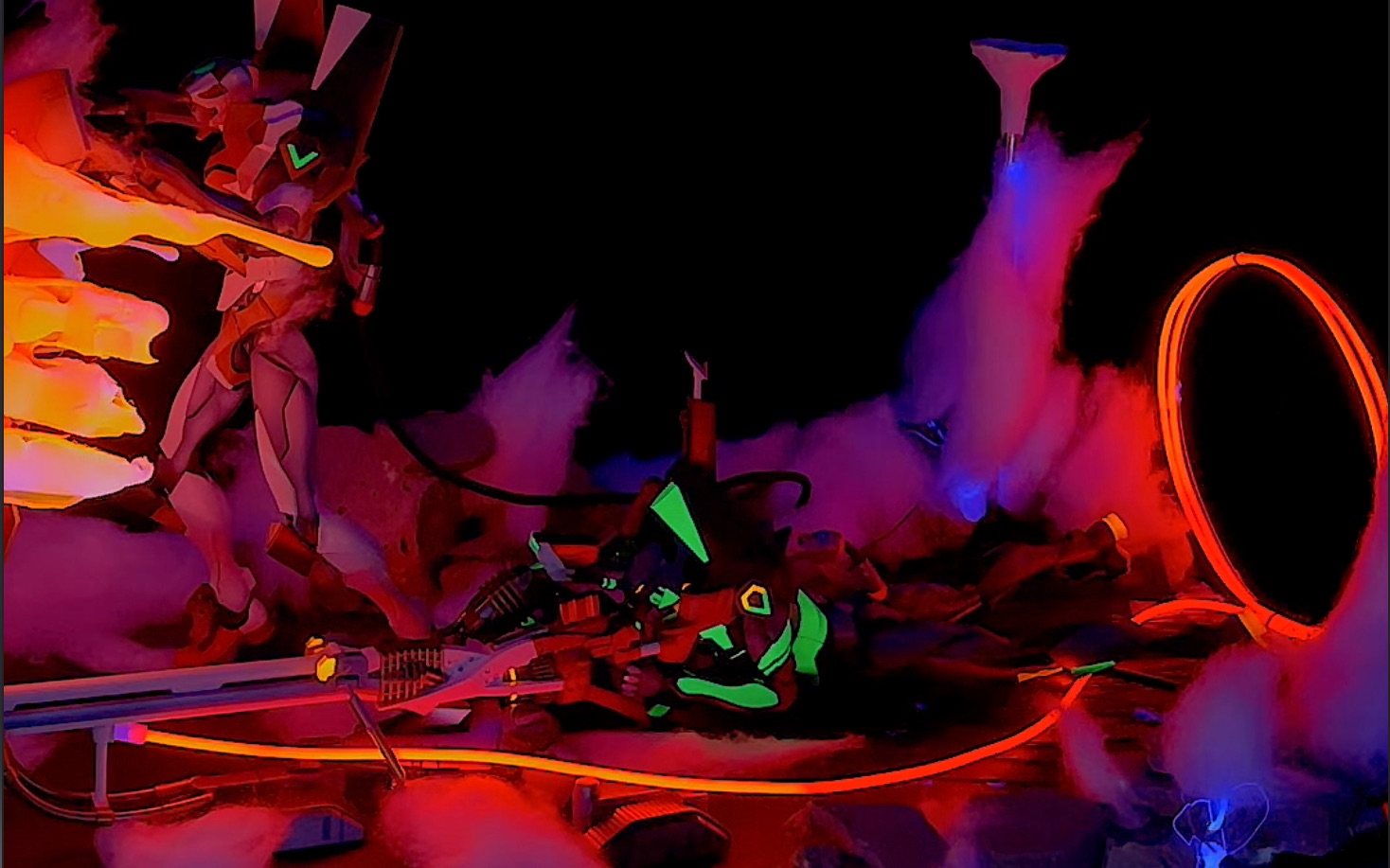 如何用家里现成的工具做eva场景(绫波丽炸了.