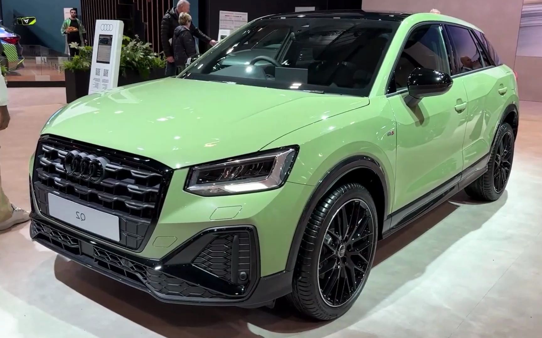 家用车顶级,小改款的奥迪q2会在国内上市吗?新配苹果绿的颜色