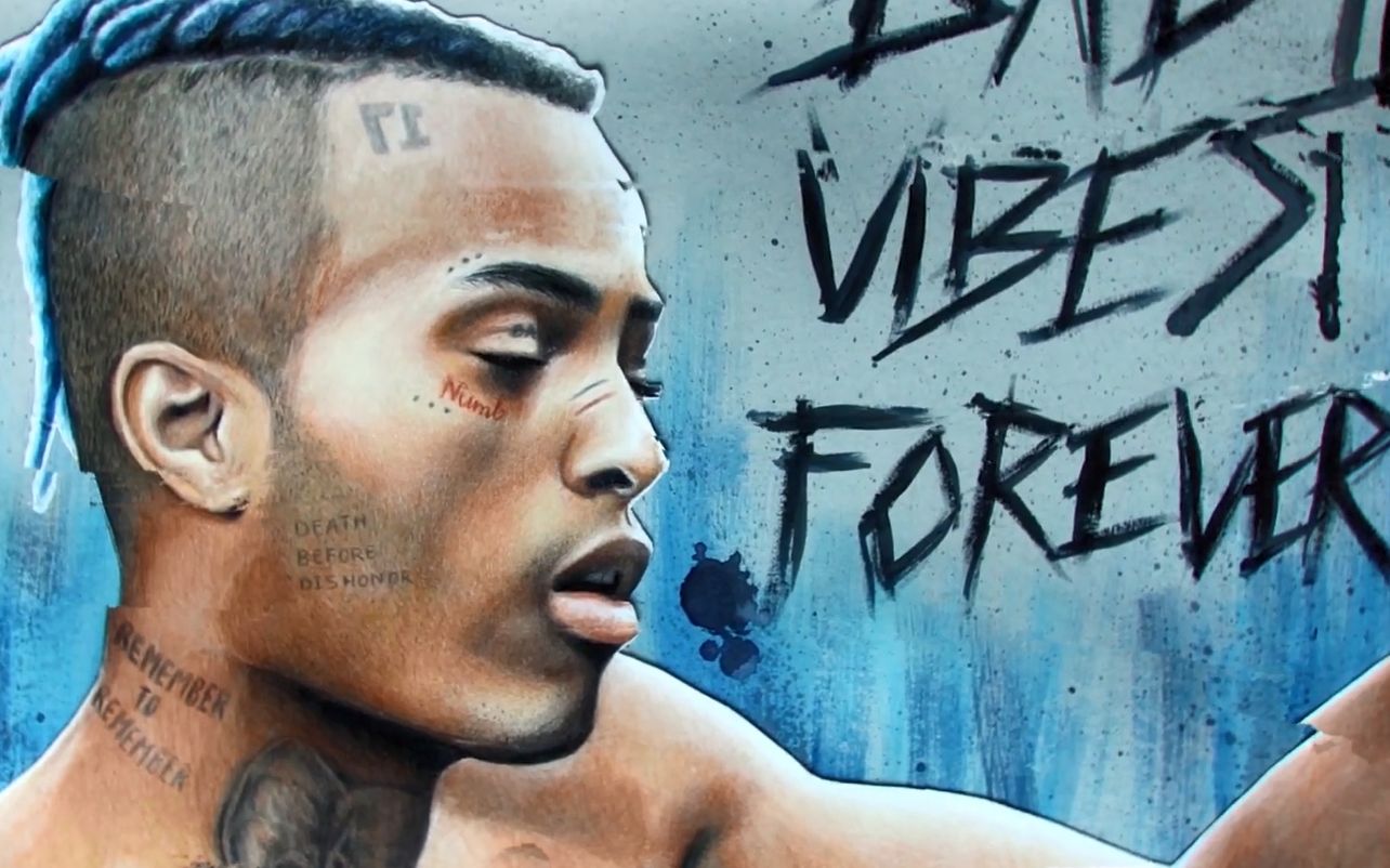 bad vibes forever(xxxtentacion粉丝绘图)