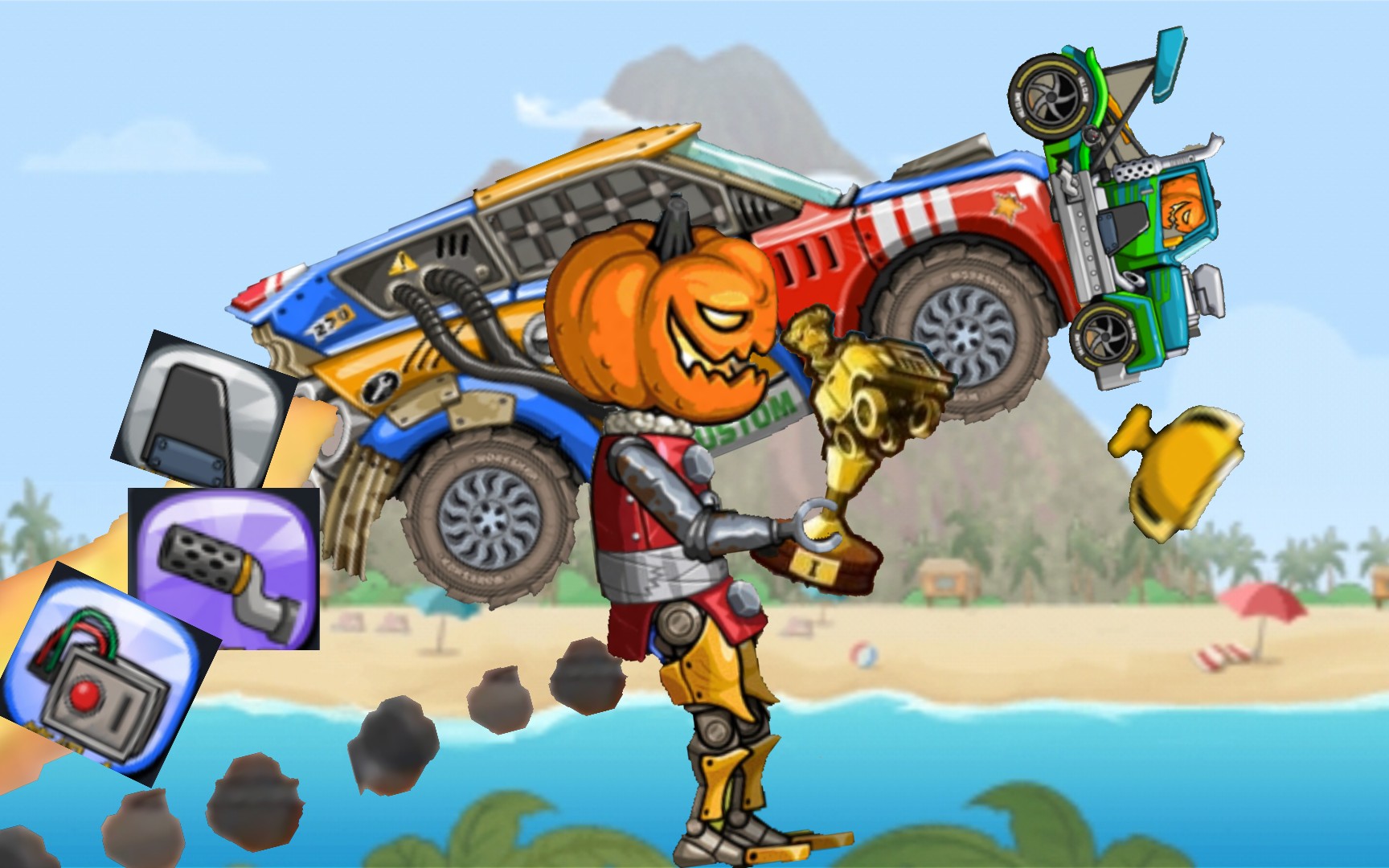 登山赛车2 沙滩-拉力 2w米!