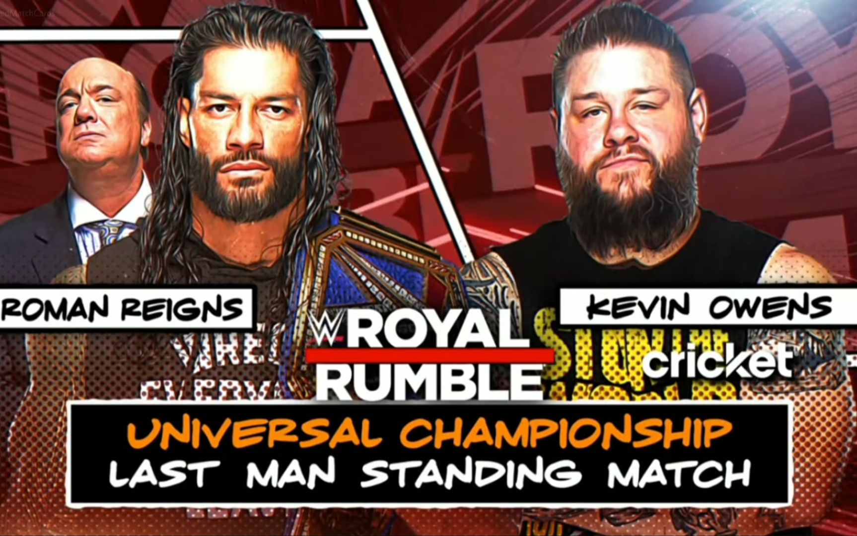 [图]Royal Rumble 2021 Kevin Owens vs. Roman Reigns