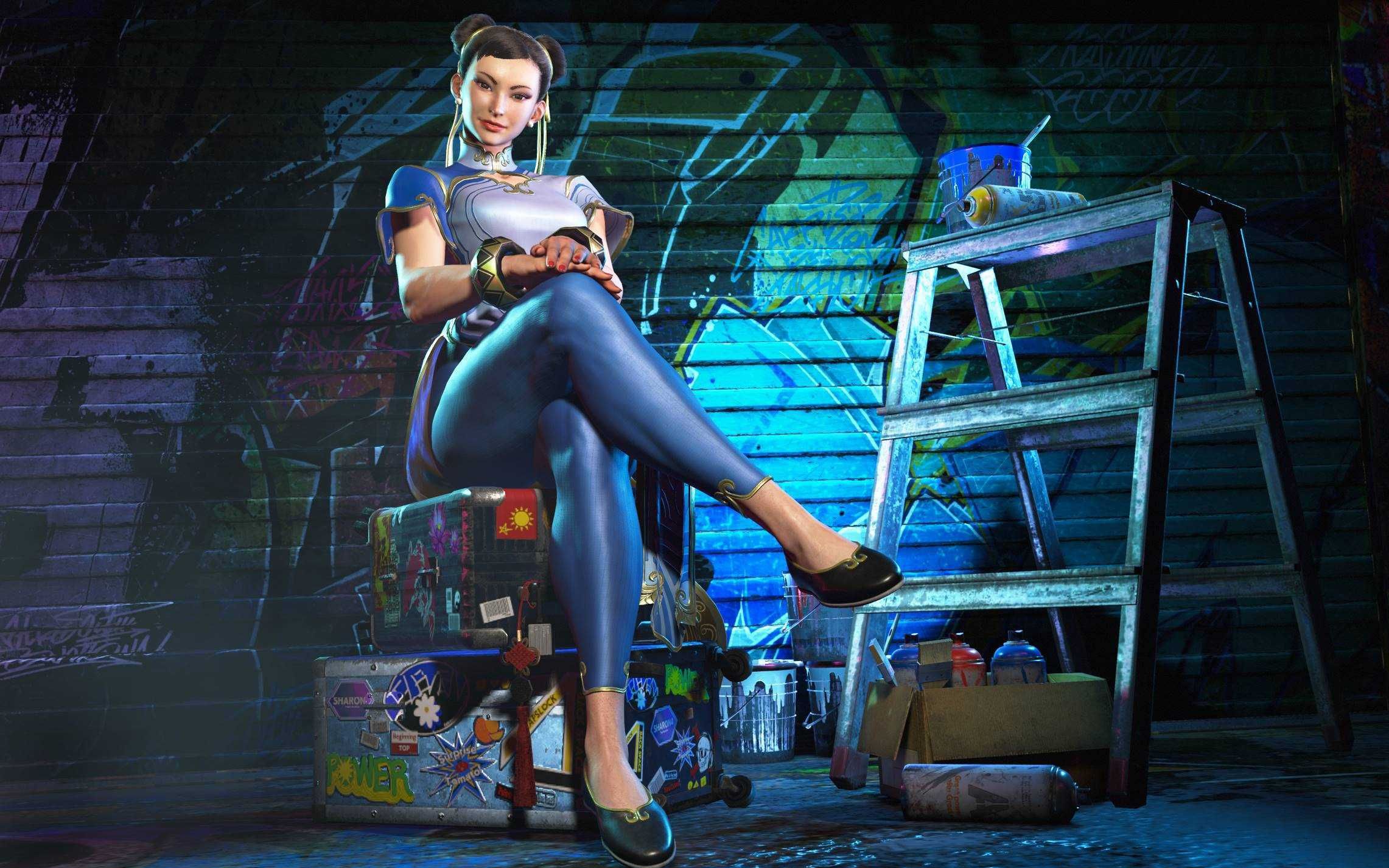 【街霸6】春丽板边压制1