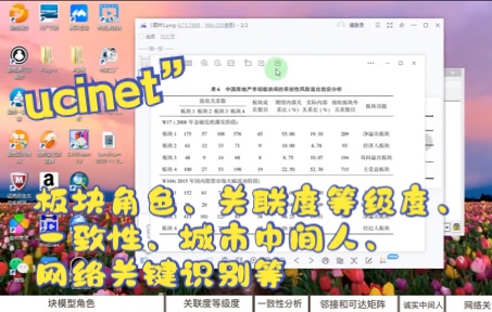 ucinet关联度与等级度、诚实中间人、网络关键度识别和其他社会网络分析哔哩哔哩bilibili