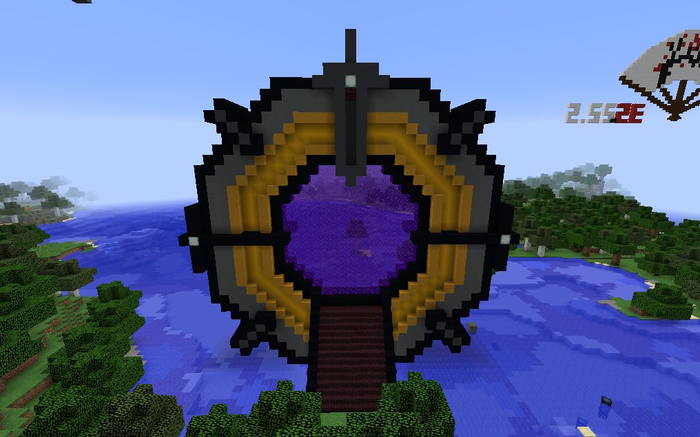 『我的世界mc』炫酷的地狱传送门