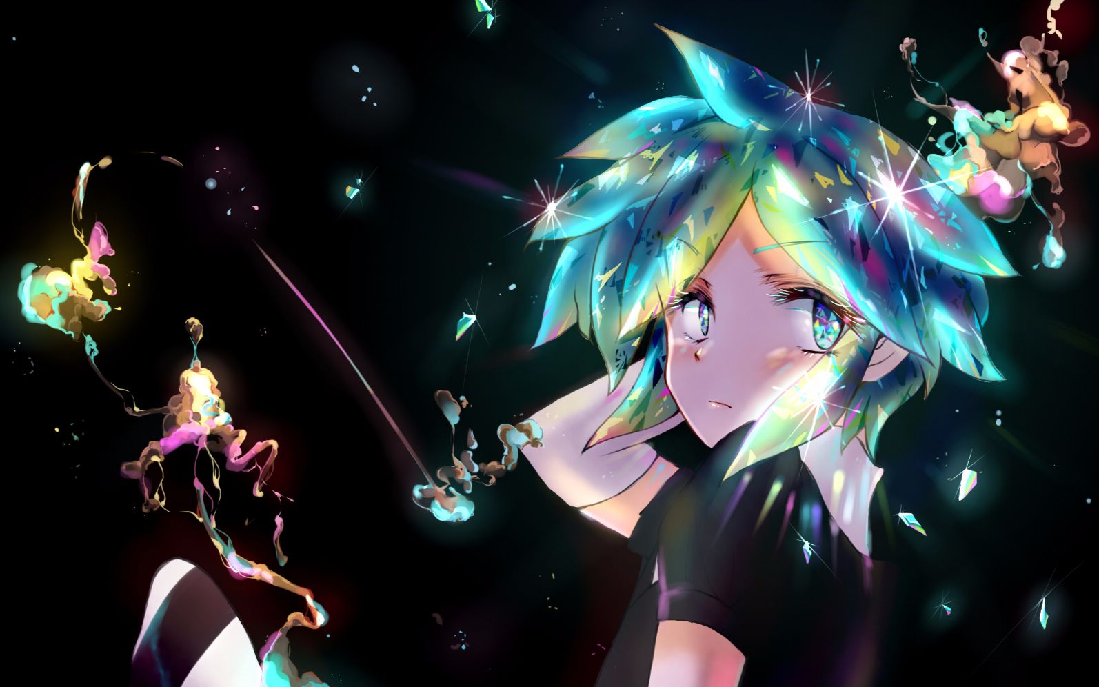 【sai】【板绘 上色过程】宝石之国 教你如何慢速duang出一只磷叶石