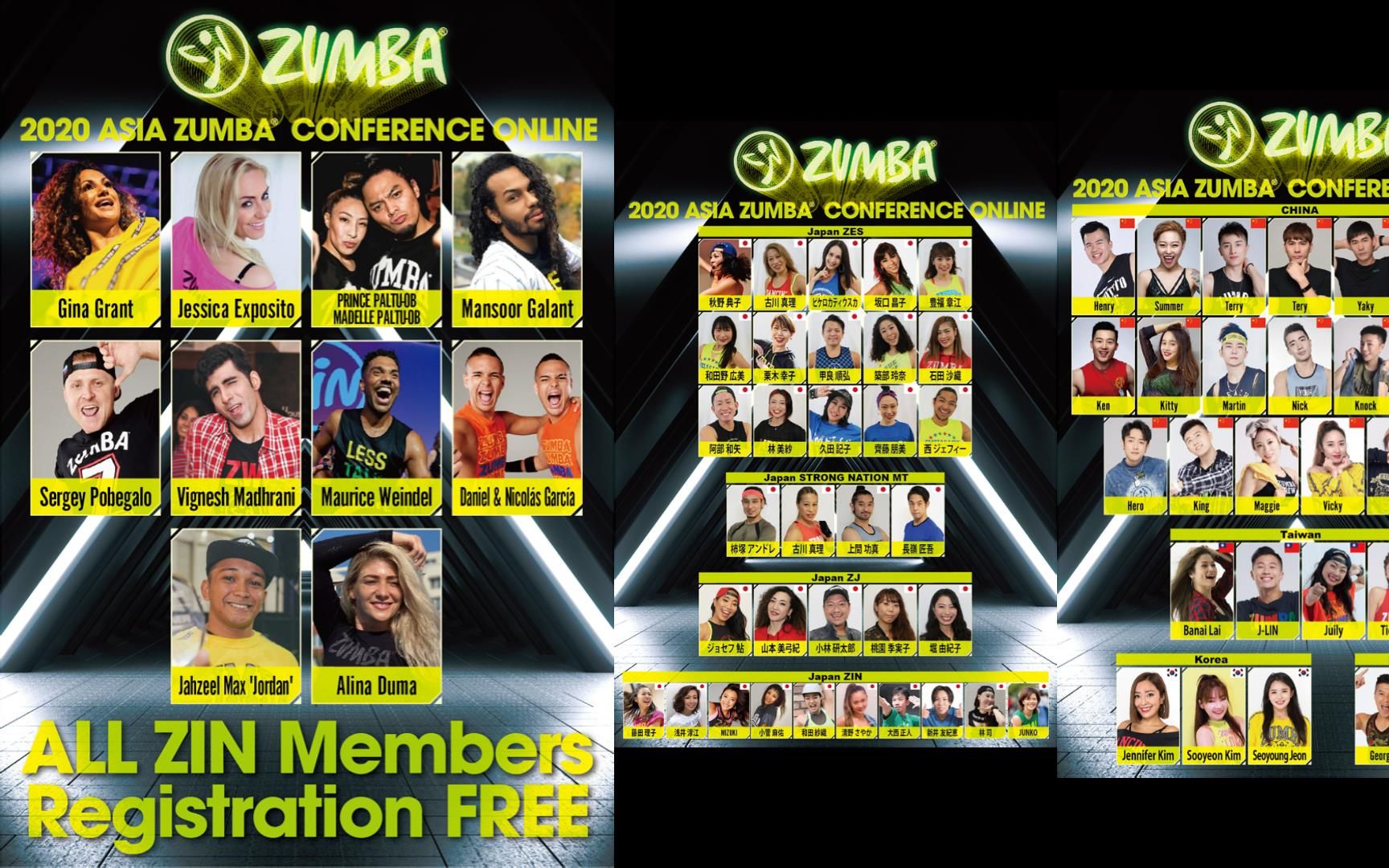 2020年亚洲ZUMBA︎在线会议 2020年11月14日(星期六)至11月29日(星期日)ZIN会员免费哔哩哔哩bilibili