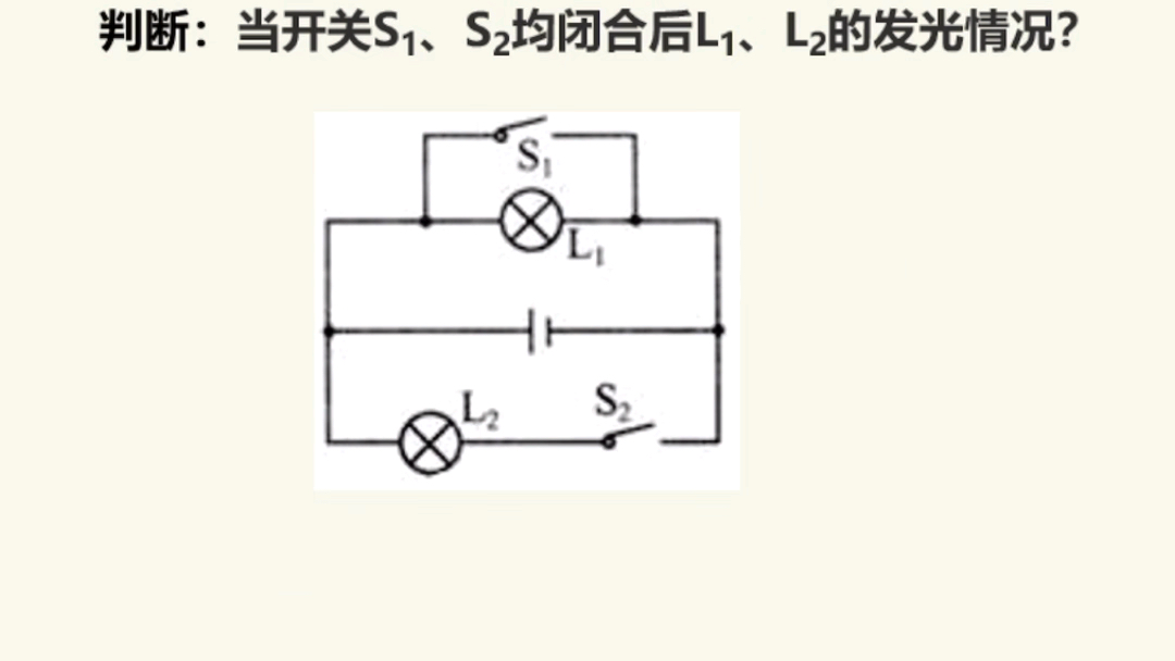 九年级物理电流流向法判断电路连接哔哩哔哩bilibili