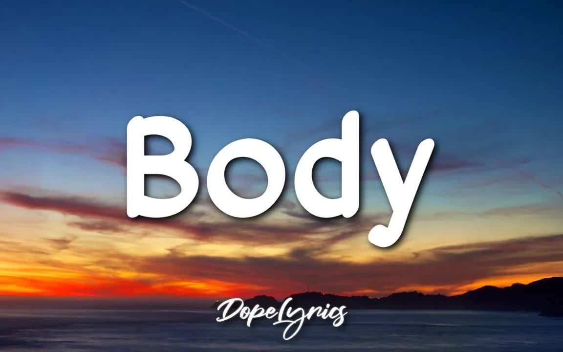 [图]Jordan Suaste - Body (Lyrics) Body, let me see your body-歌词版