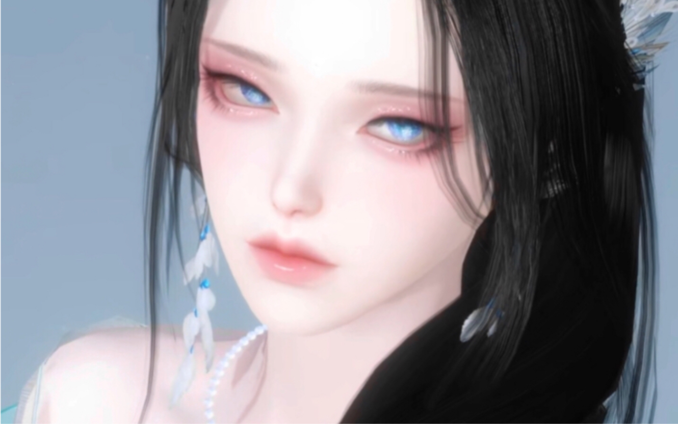 这么美的仙女竟然是我捏出来的 | 逆水寒手游捏脸女神相鸿音素问碎梦