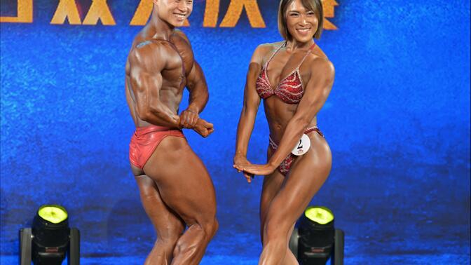 2023 cbba 中国健身健美总冠军赛男女混合双人自选动作 李振杰 黄俊丽