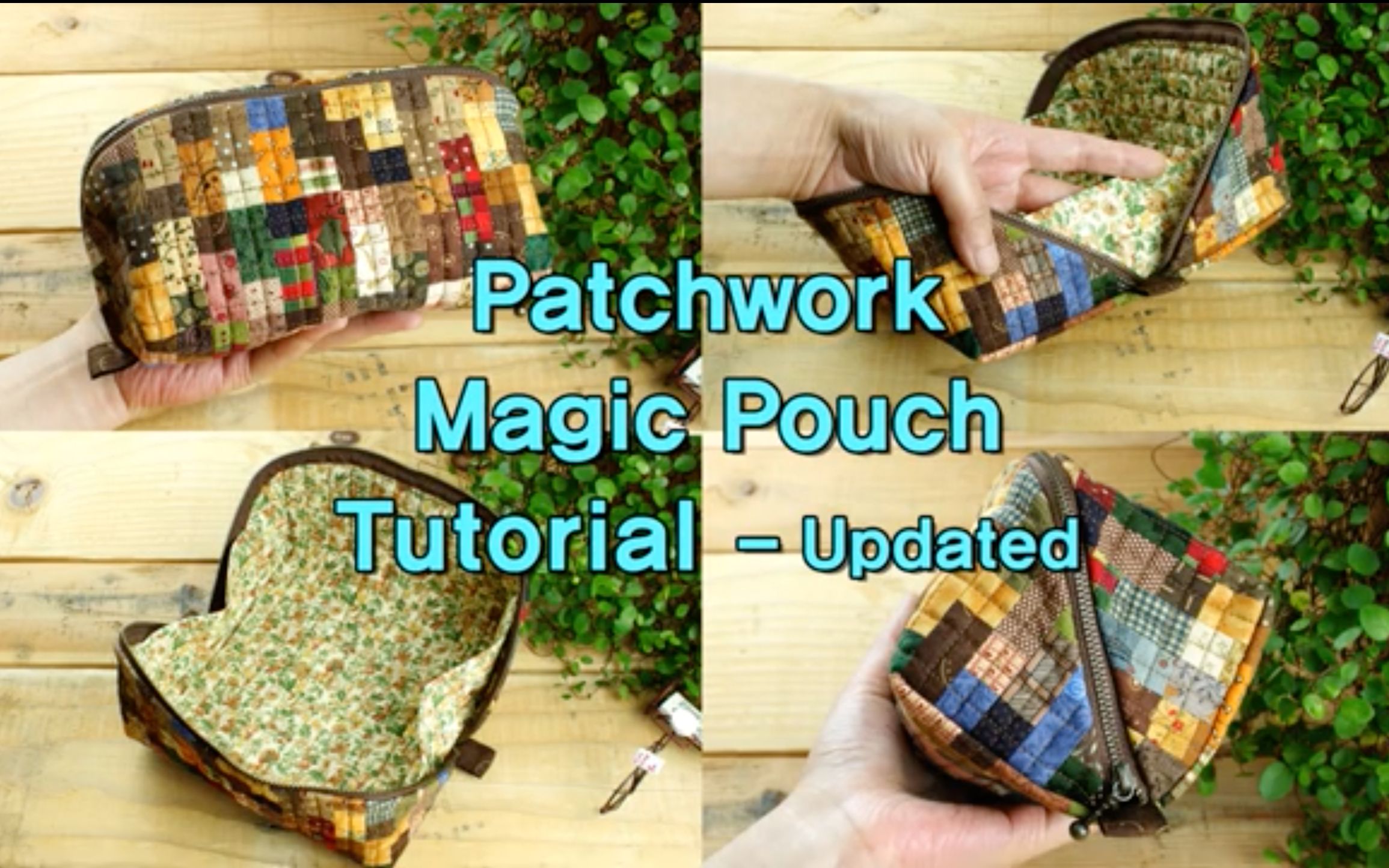 [图]【搬运】油管JAGHENG QUILT 拼布袋制作 How to Make a Patchwork Magic Pouch Tutorial