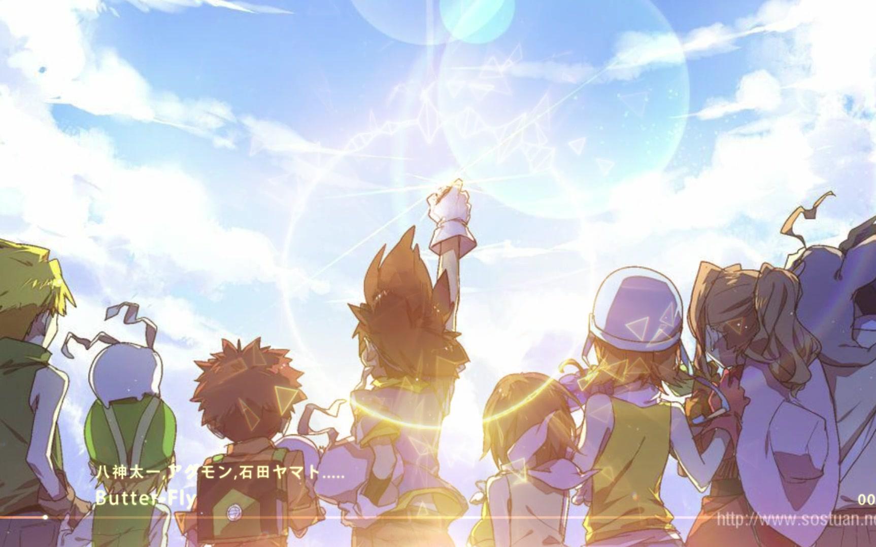 数码宝贝燃爆合唱butterfly