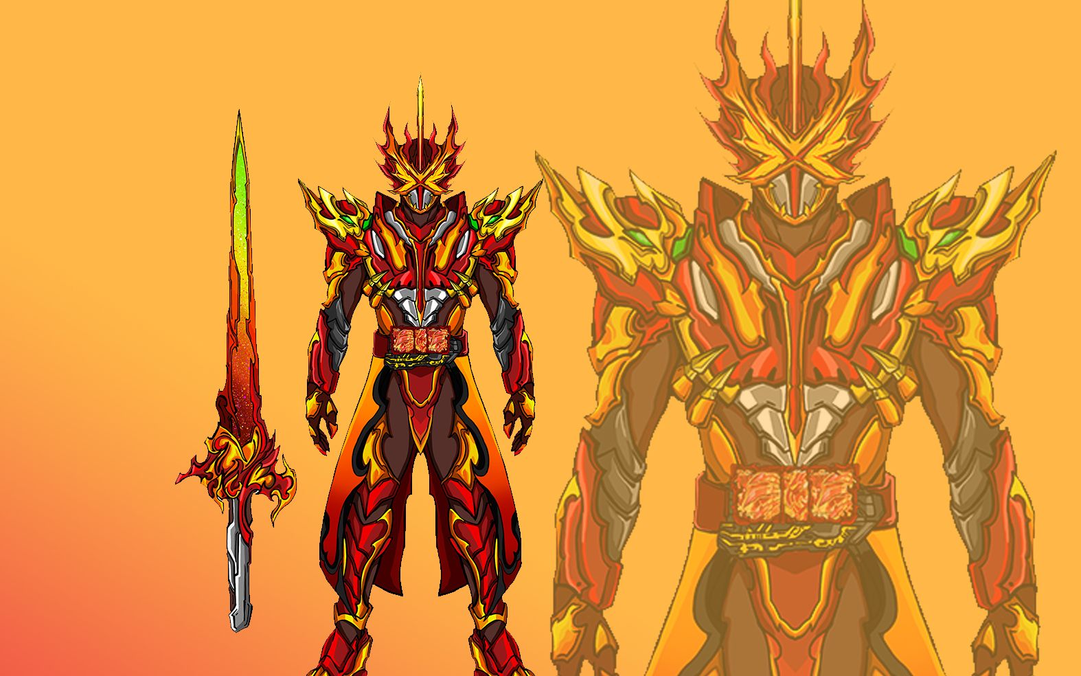 赤莲烈火——元素龙.红莲