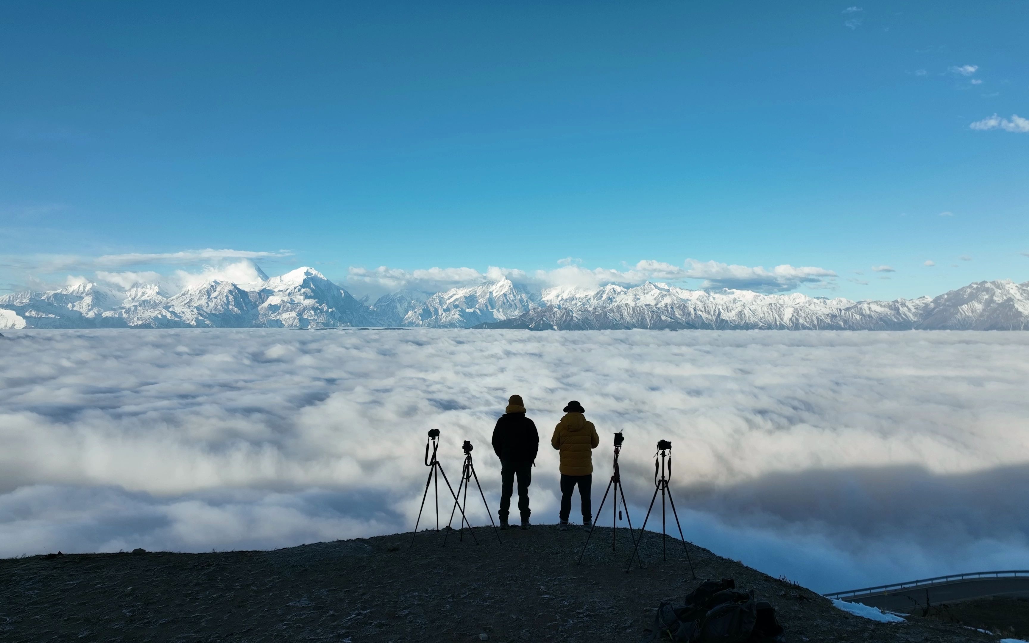 [图]川西牛背山 星空云海雪山