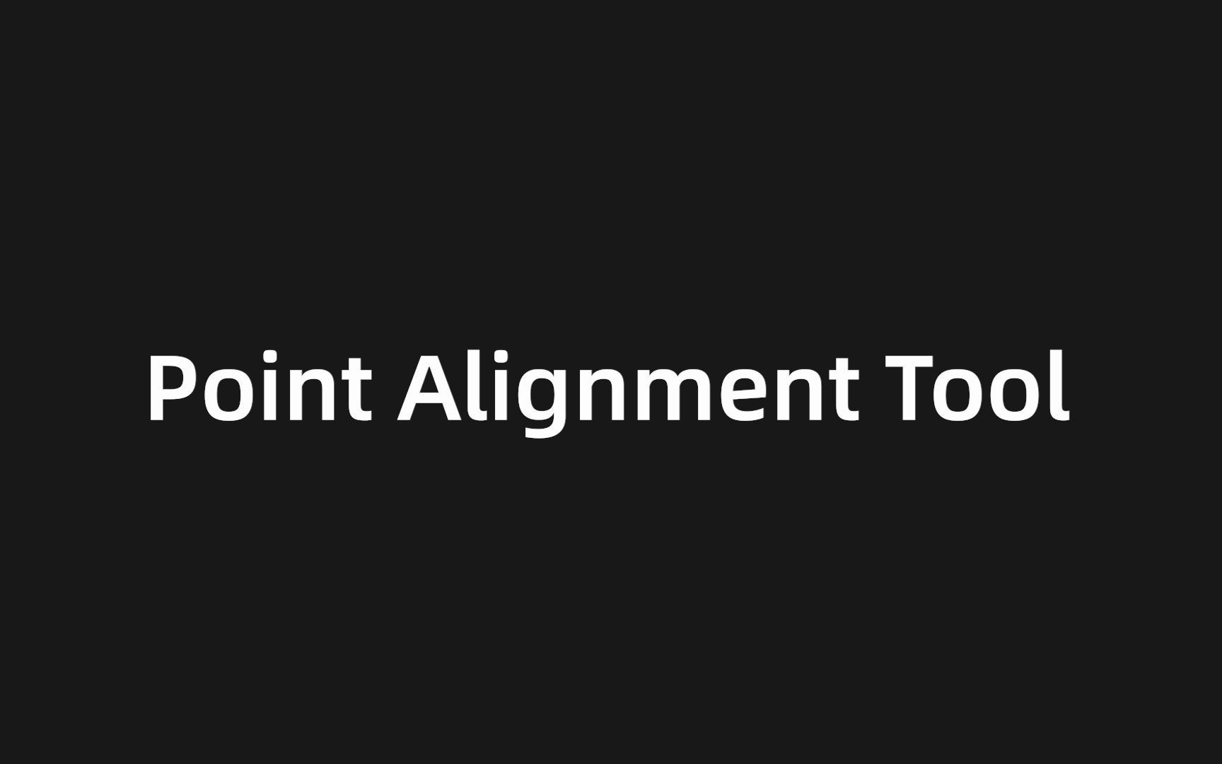 更新!【原创C4D插件分享】Point Alignment Tool V1.1哔哩哔哩bilibili