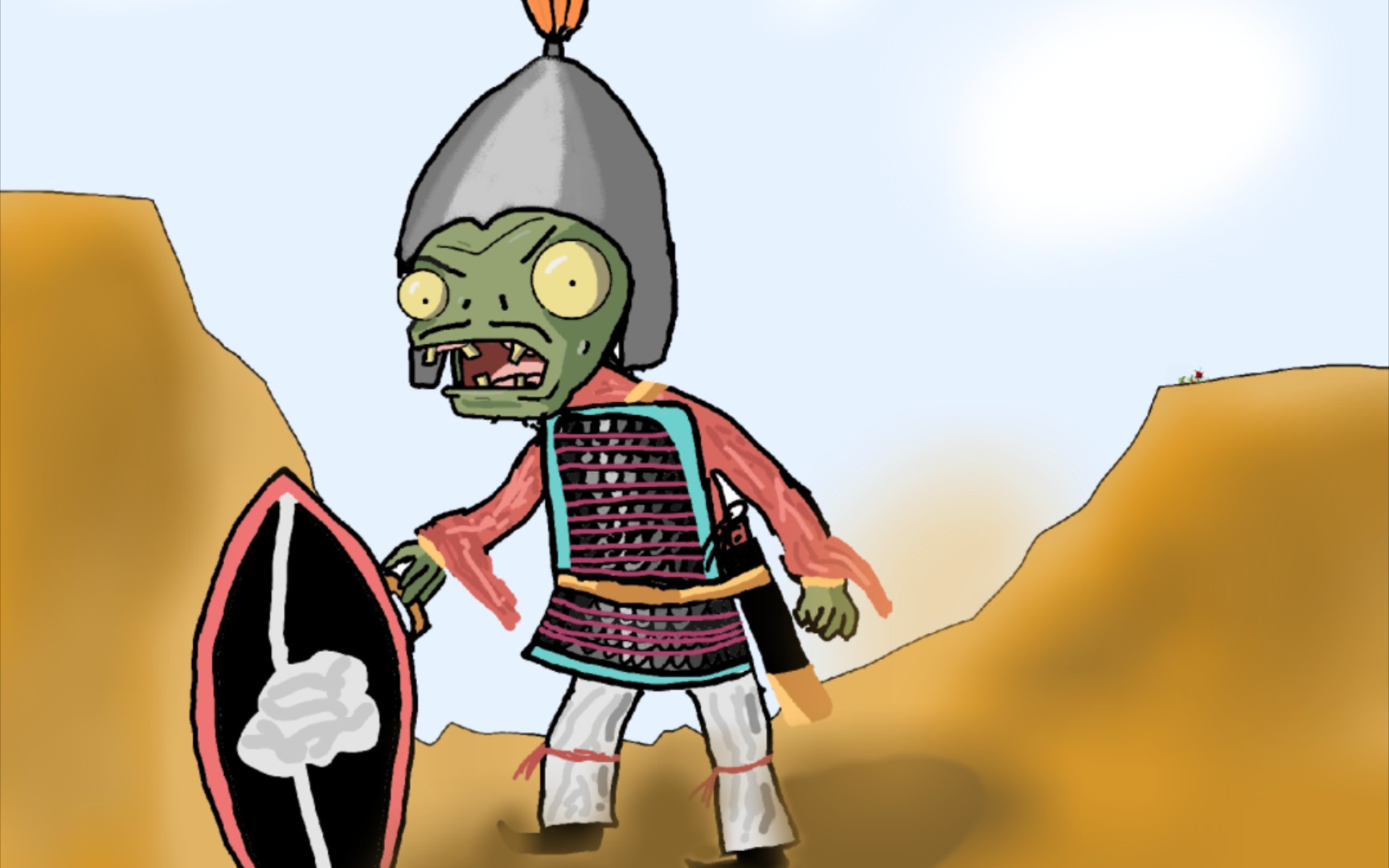 (指绘)南北朝武士僵尸