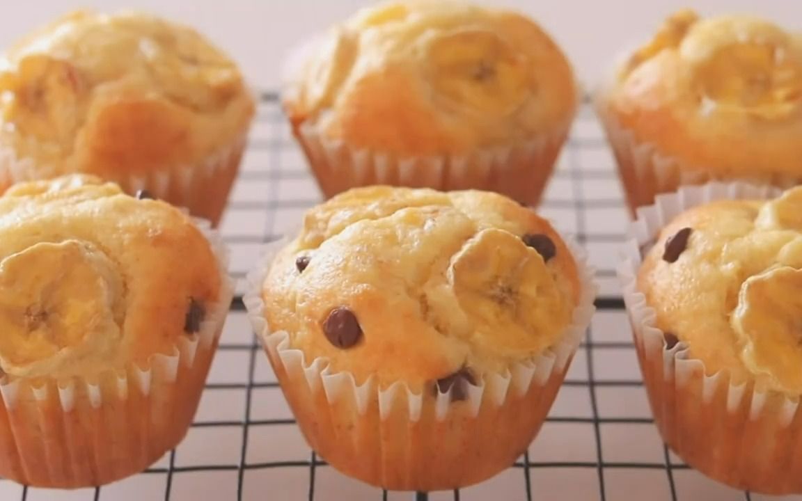 松软美味的甜点——香蕉麦芬蛋糕