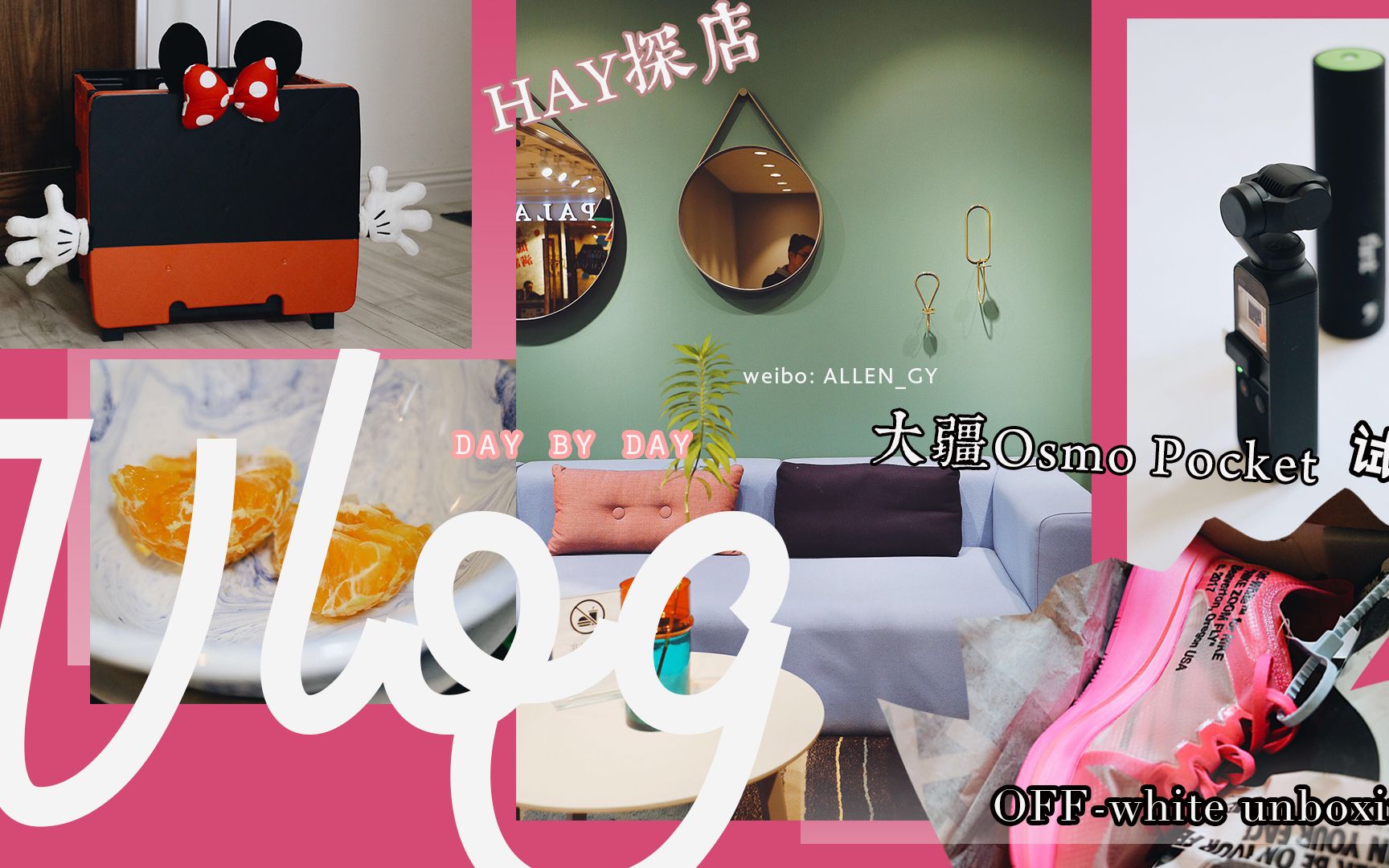 Vlog | Day by day 一周vlog又来啦!!! 自制“米妮”买菜车!HAY探店!还有大疆Osmo pocket 新鲜试拍! 另外vlog中,有个隐哔哩哔哩bilibili